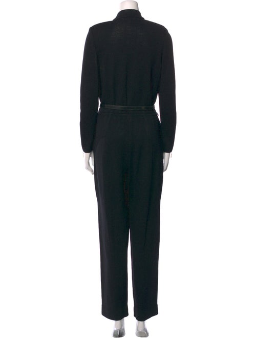 St. John Collection Mock Neck Jumpsuit