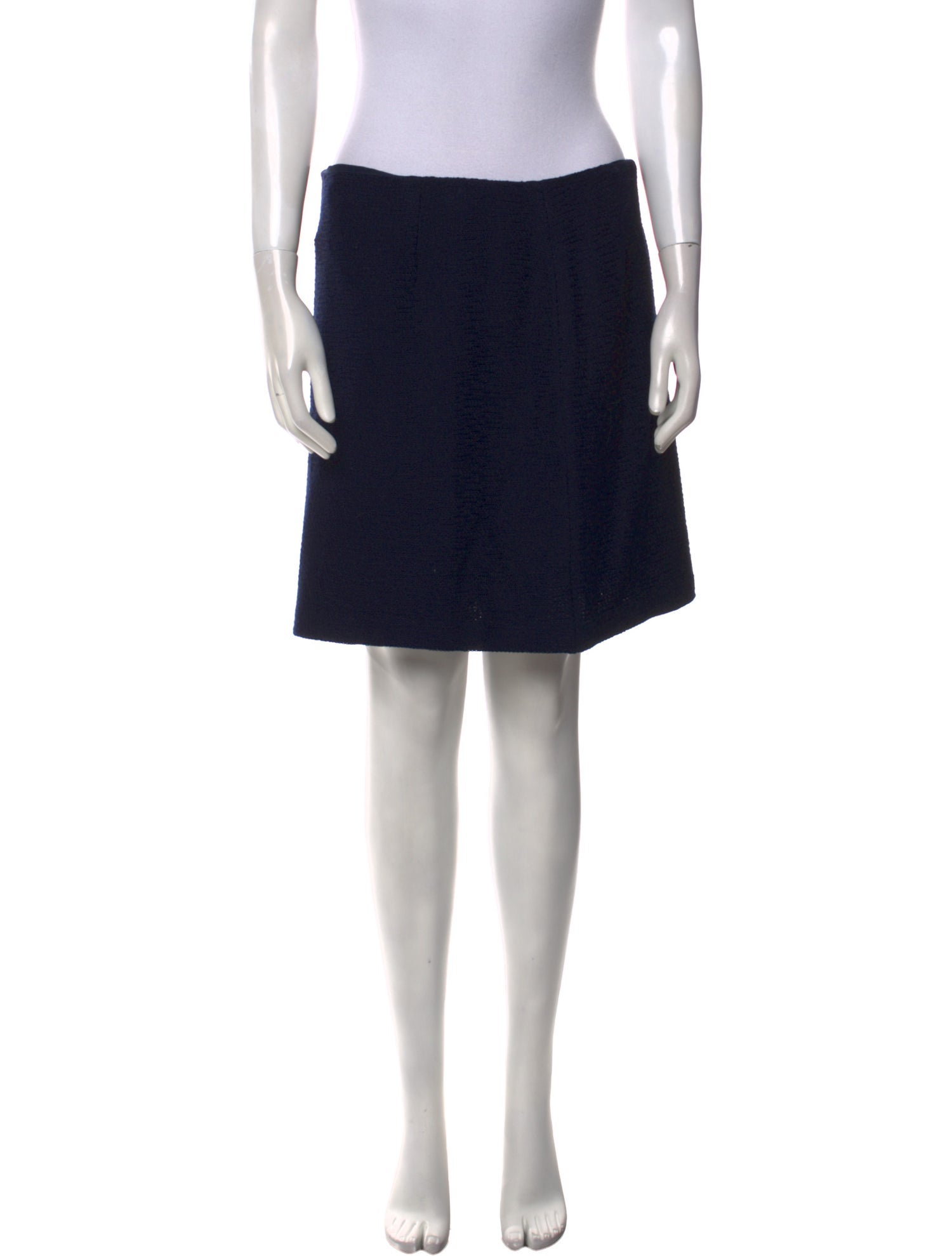 St. John Collection Wool Mini Skirt