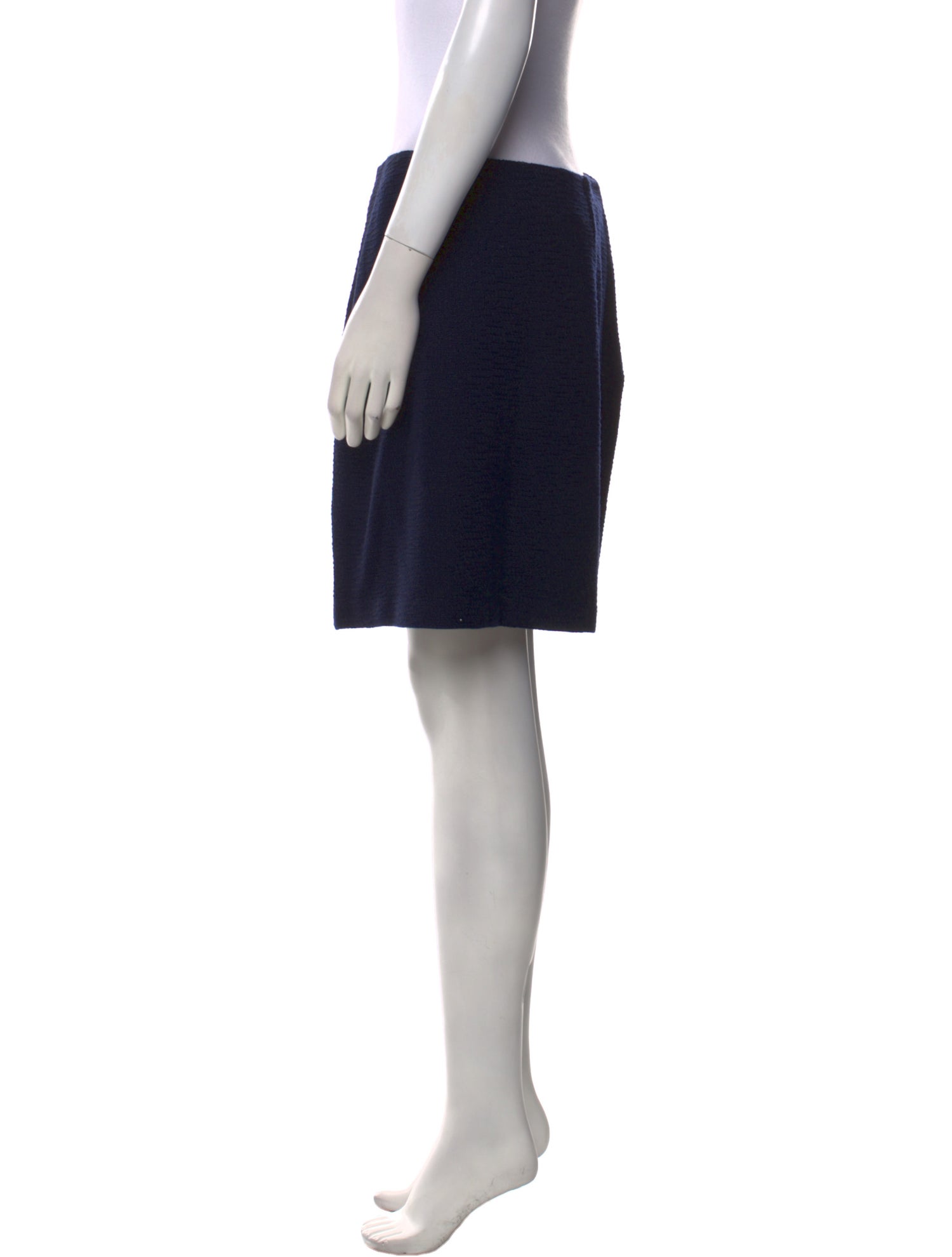 St. John Collection Wool Mini Skirt