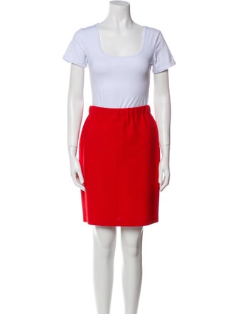 St. John Collection Ruffle Embellishment Skirt Set