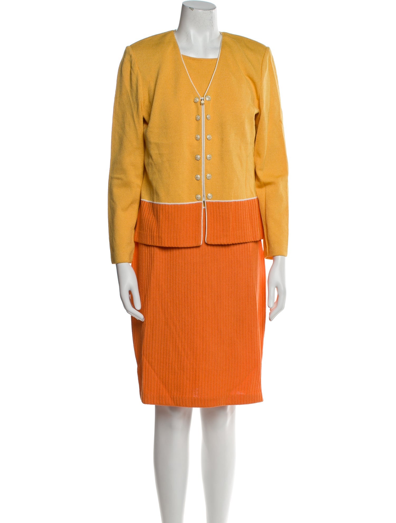 St. John Collection Wool Dress Set