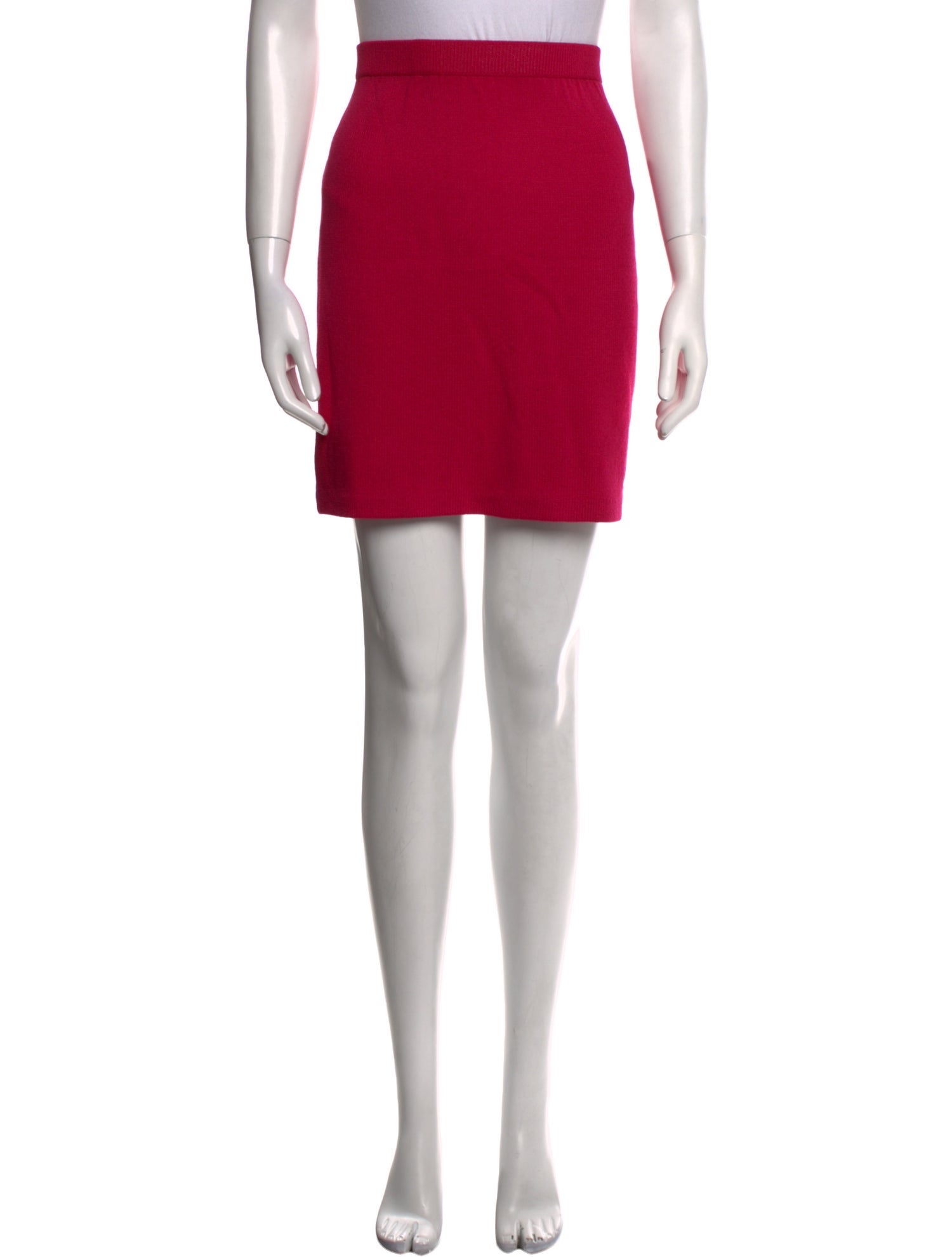 St. John Collection Wool Mini Skirt