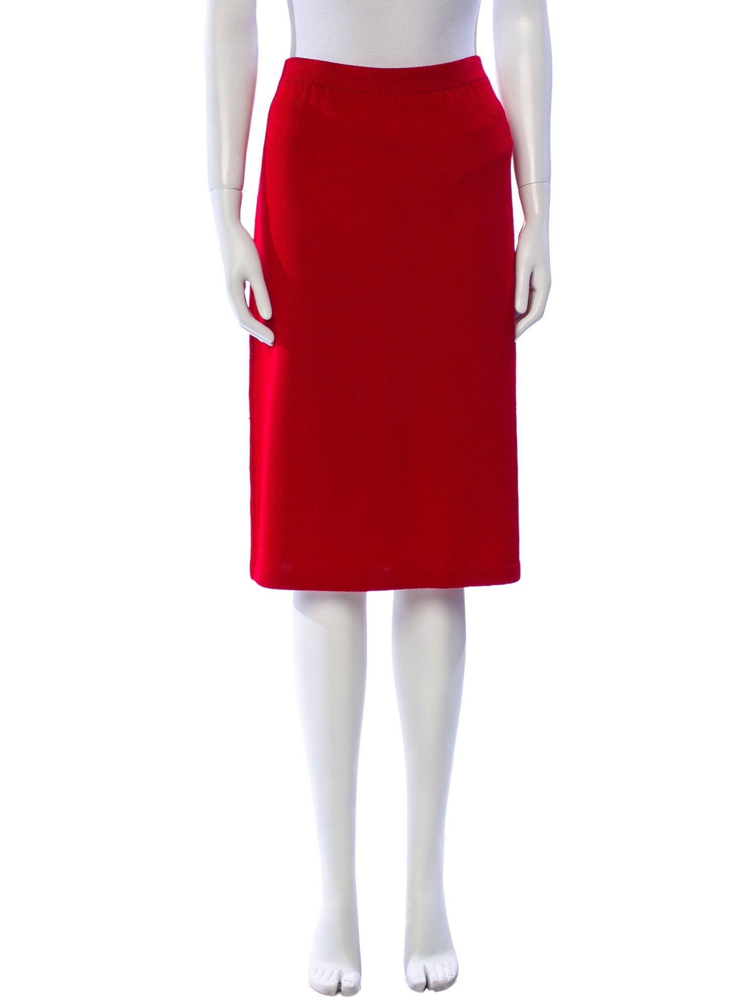 St. John Collection Wool Knee-Length Skirt