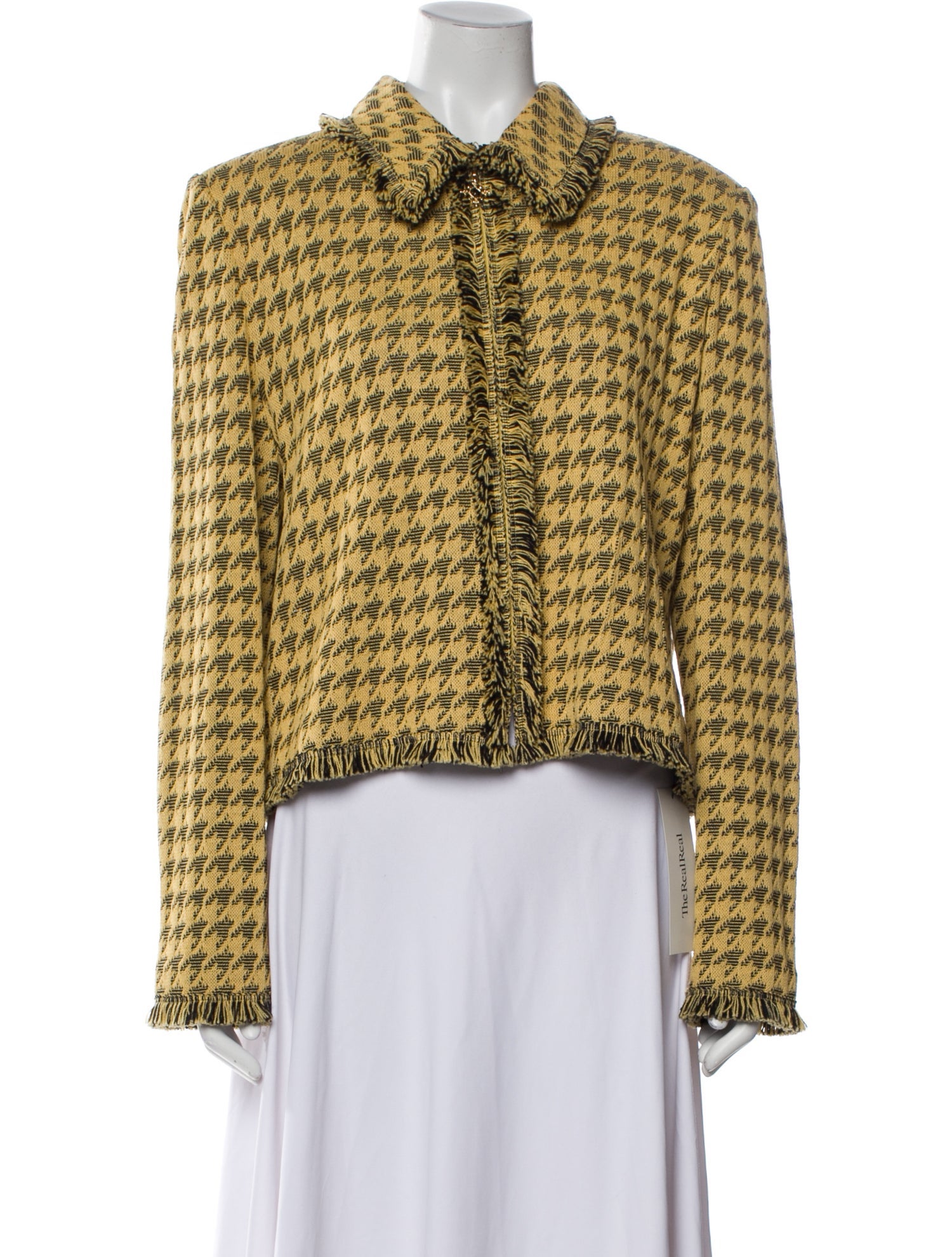 St. John Collection Tweed Pattern Evening Jacket