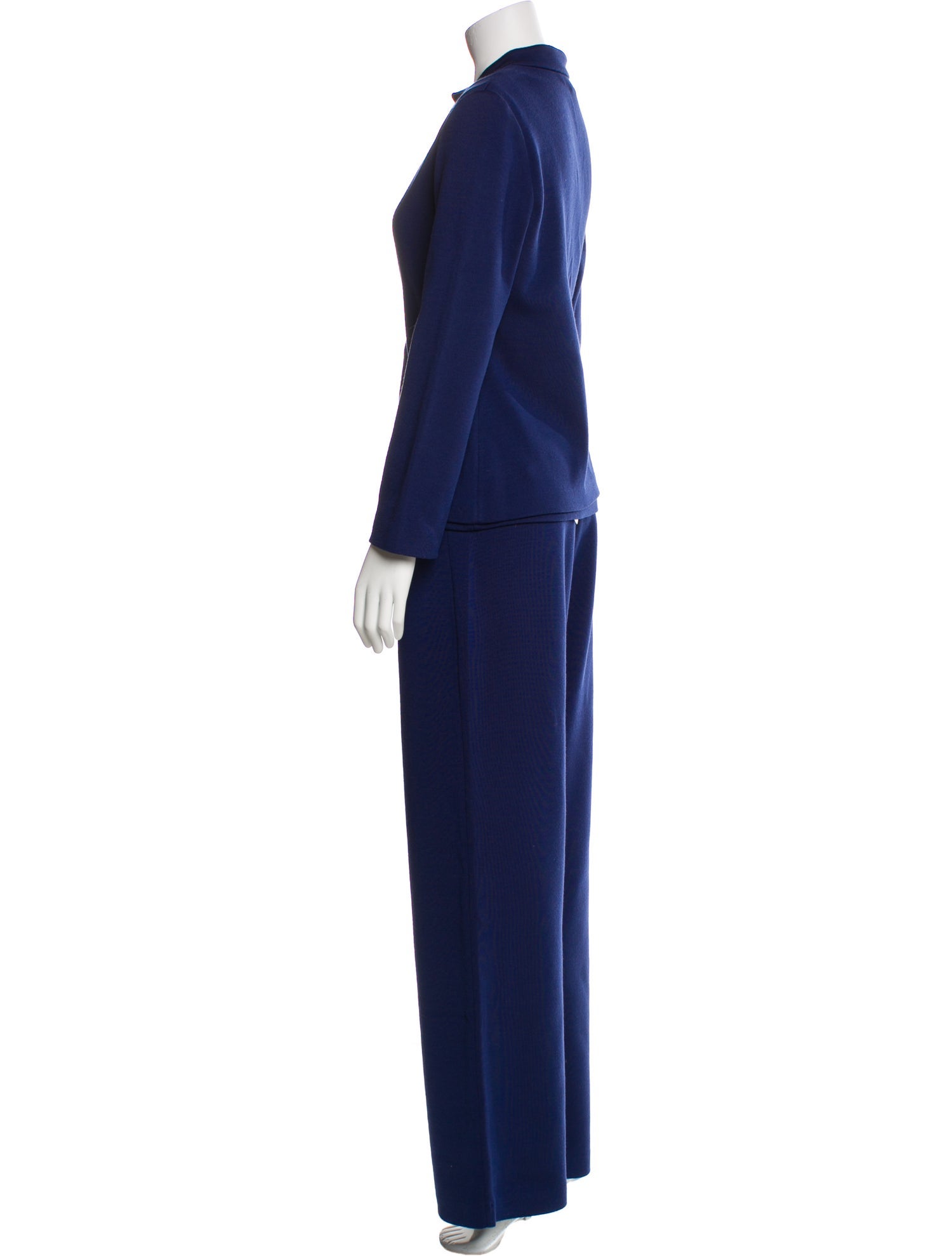 St. John Collection Wool Pant Set