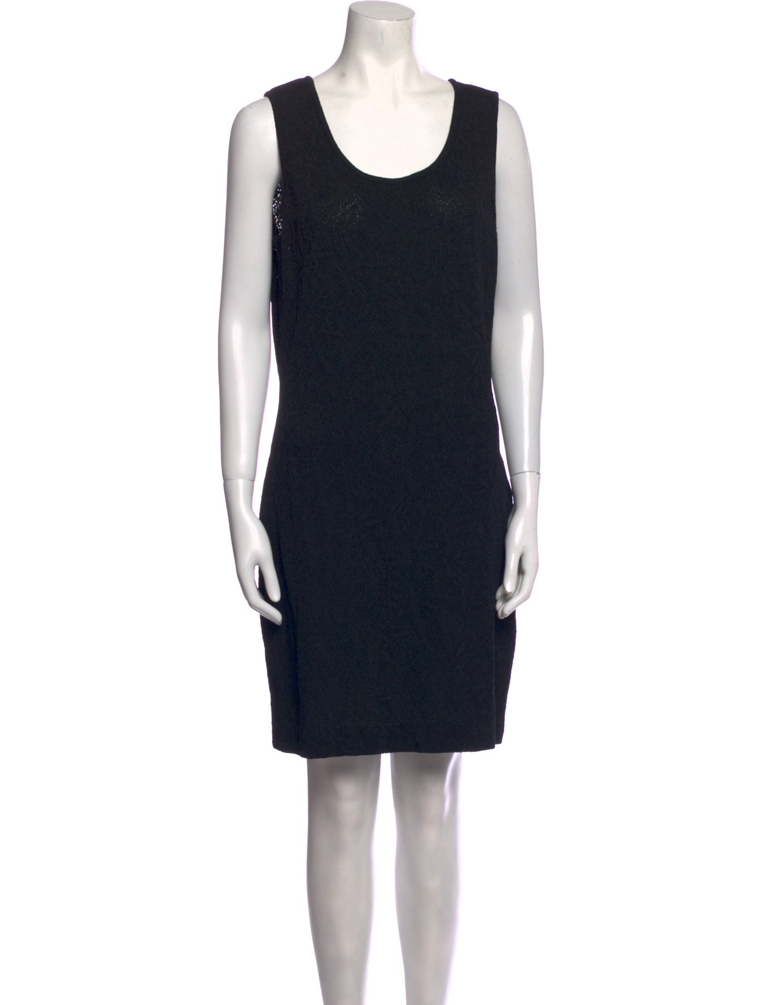 St. John Collection Scoop Neck Mini Dress
