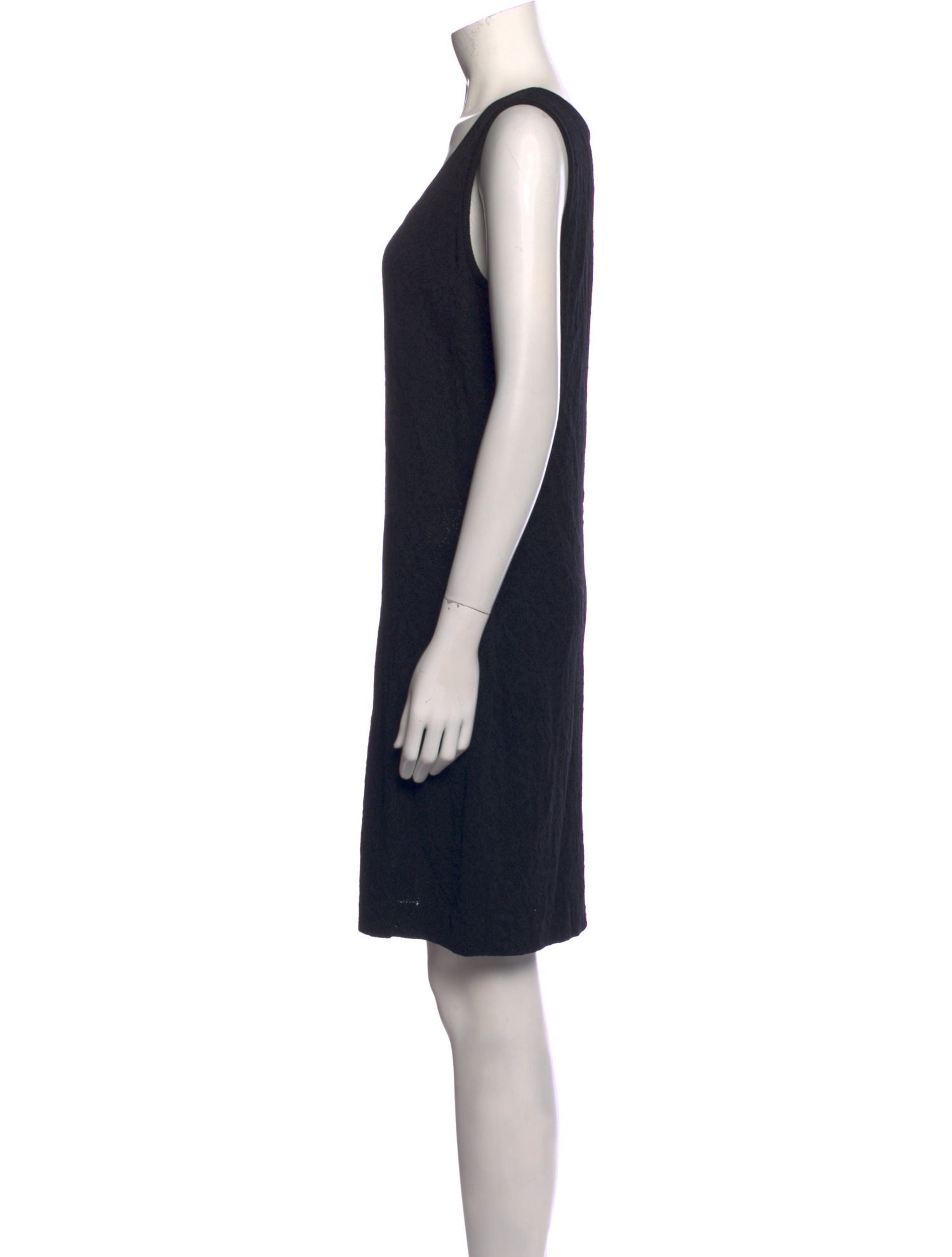 St. John Collection Scoop Neck Mini Dress