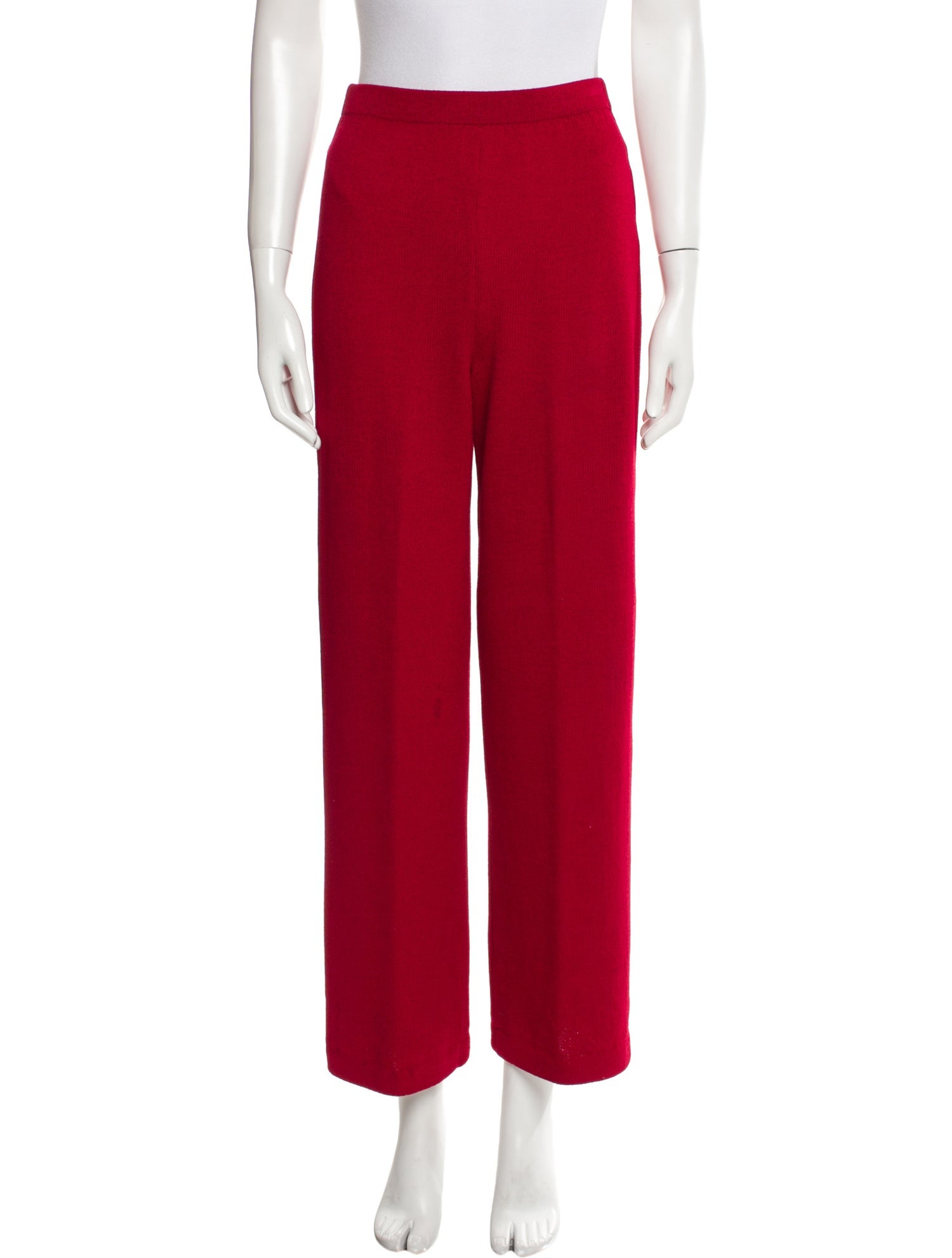 St. John Collection Wool Wide Leg Pants