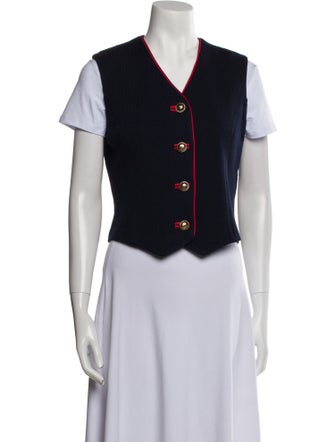 St. John Collection Wool Vest