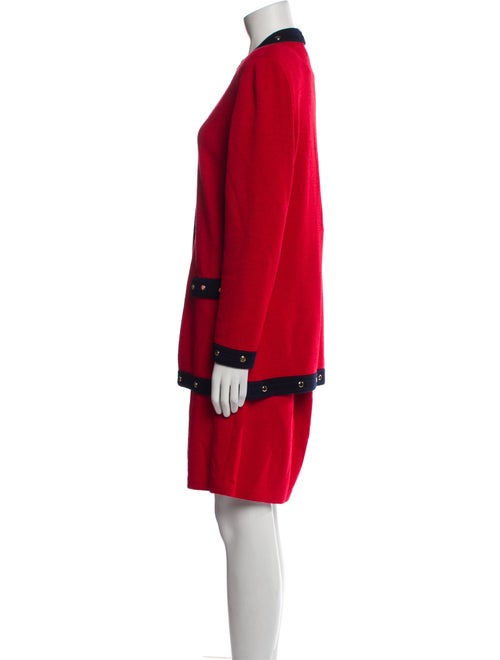 St. John Collection Studded Accents Skirt Set