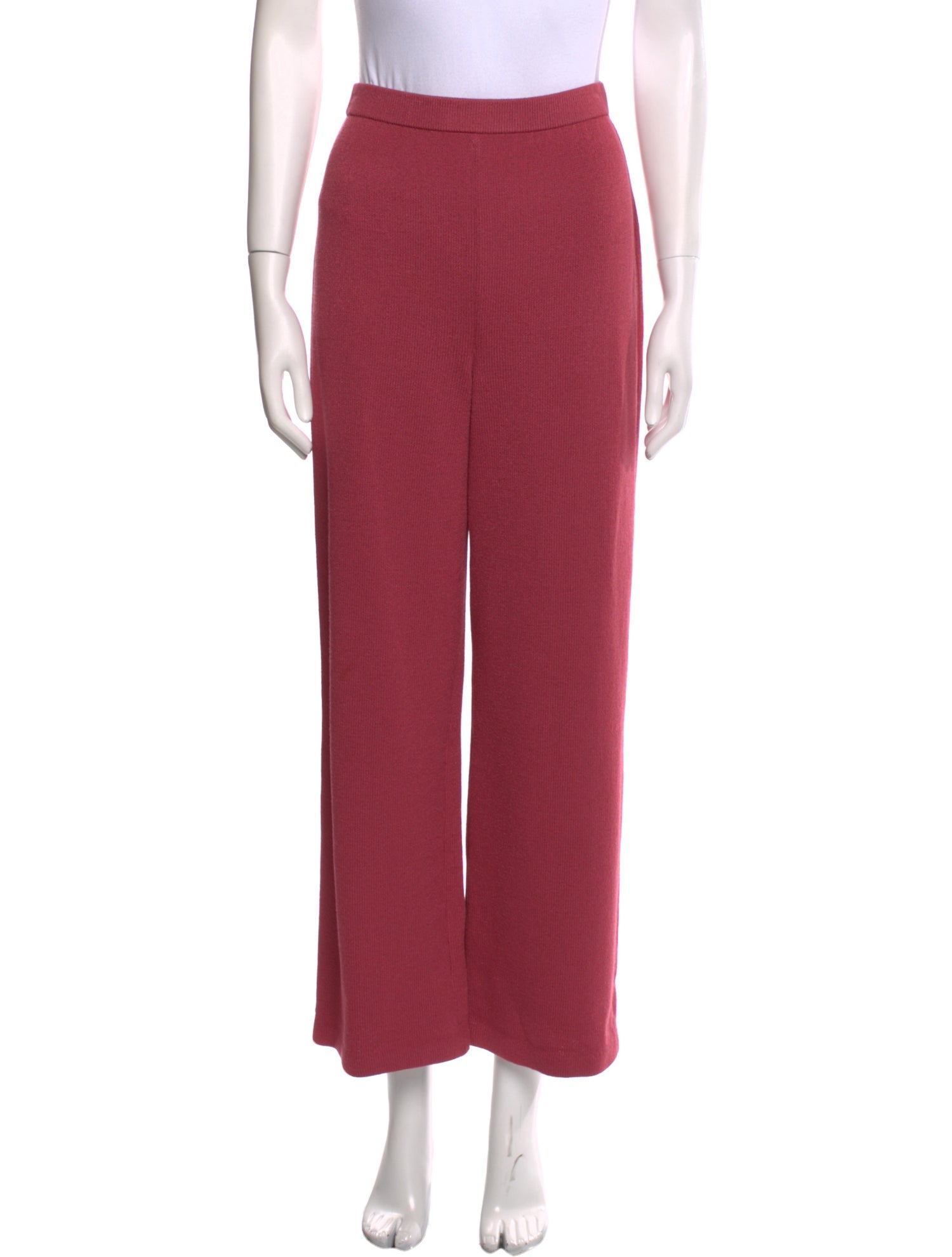 St. John Collection Wool Wide Leg Pants