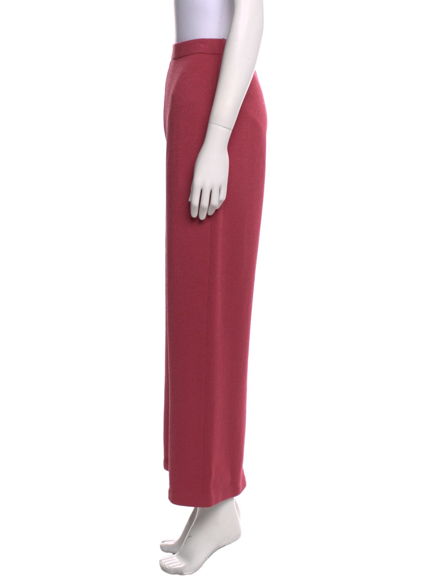 St. John Collection Wool Wide Leg Pants