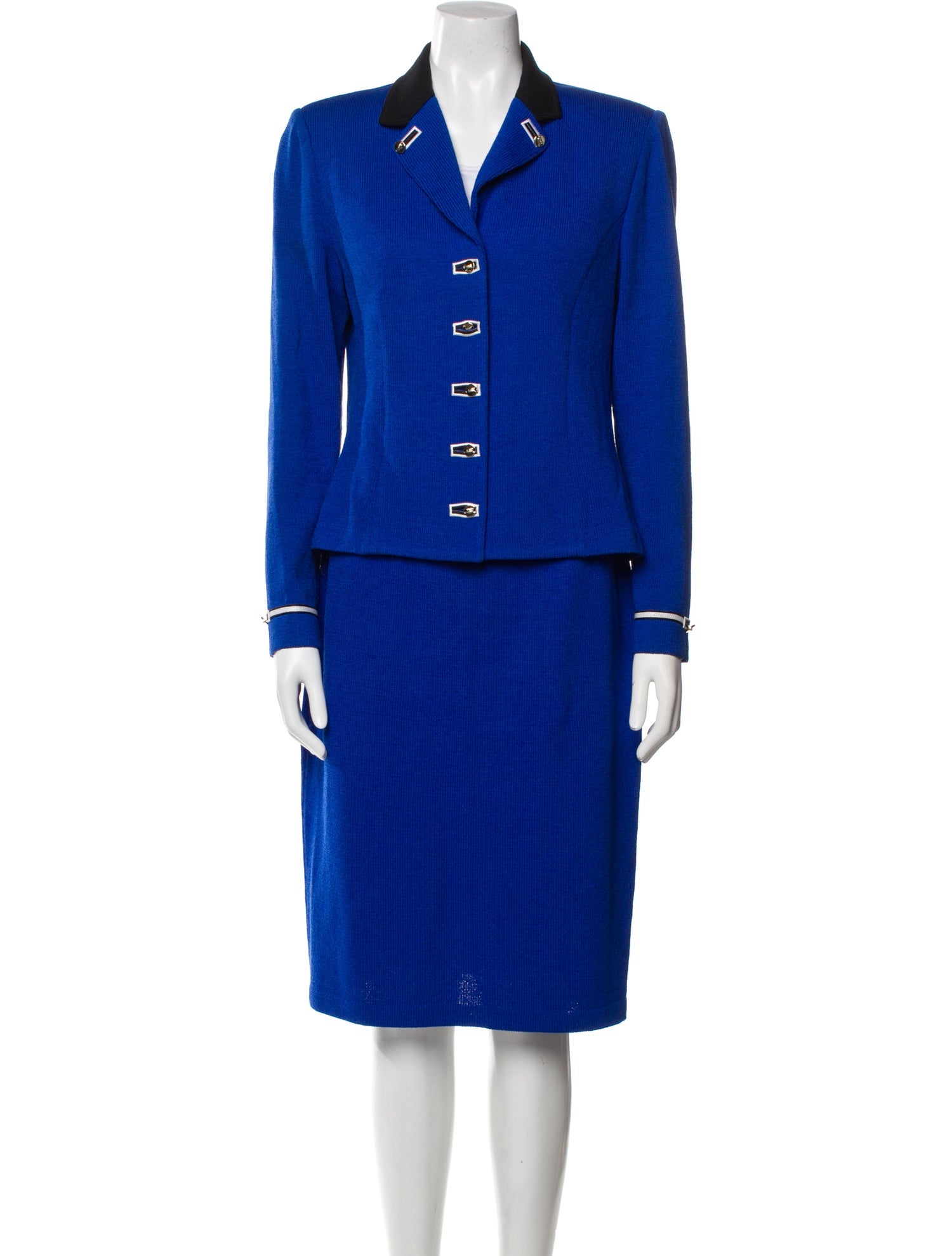 St. John Collection Wool Skirt Set