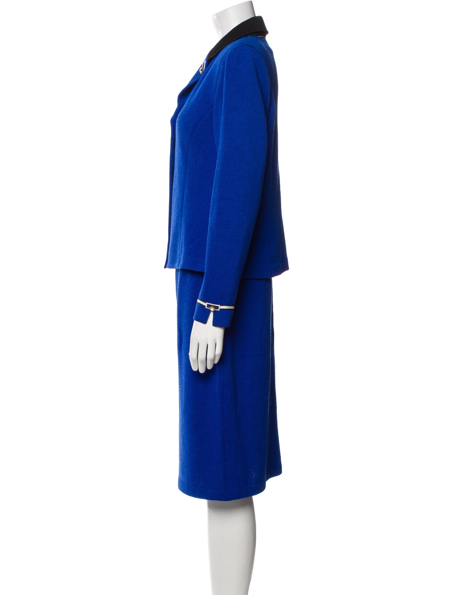 St. John Collection Wool Skirt Set