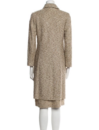 St. John Collection Tweed Pattern Skirt Set