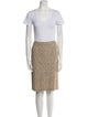 St. John Collection Tweed Pattern Skirt Set