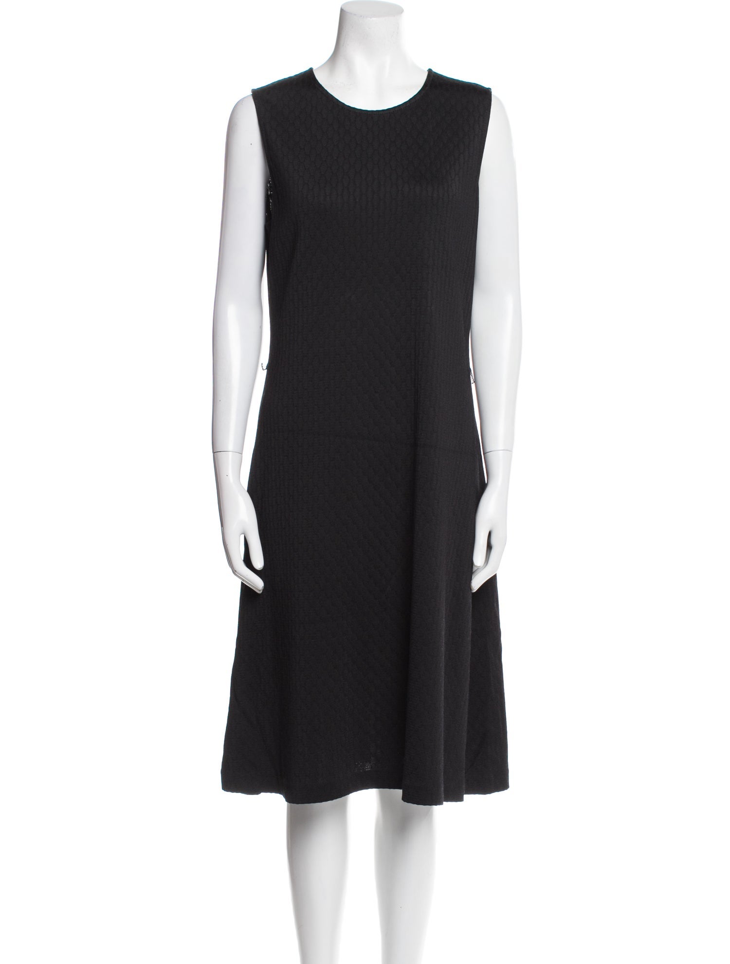 St. John Collection Crew Neck Knee-Length Dress
