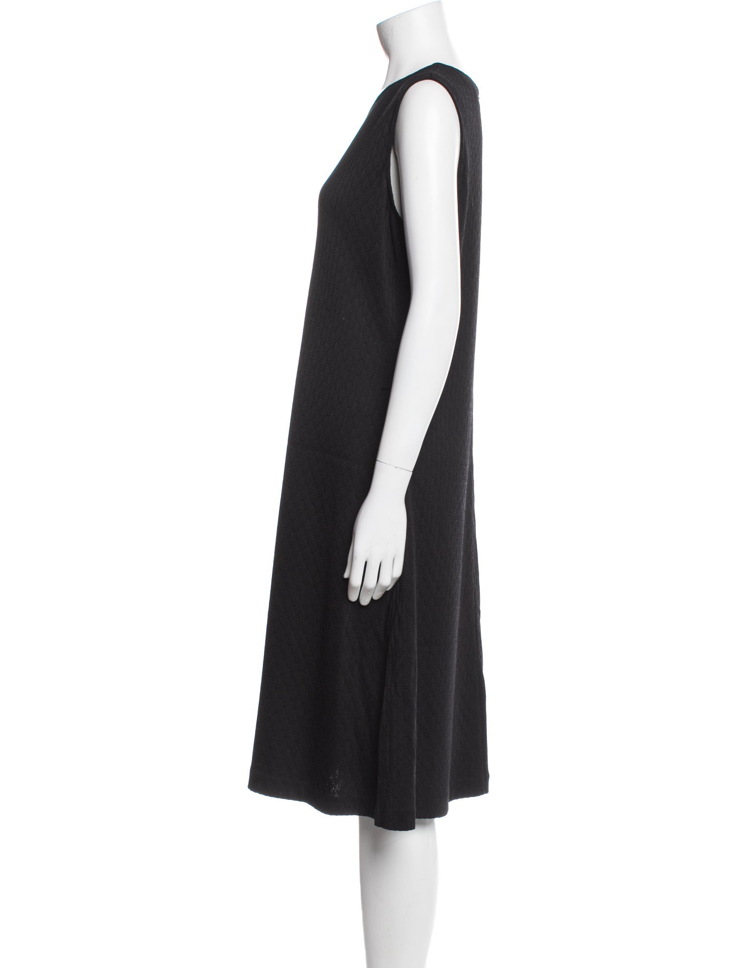 St. John Collection Crew Neck Knee-Length Dress
