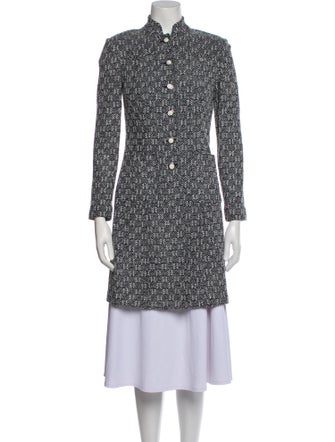 St. John Collection Wool Tweed Pattern Jacket