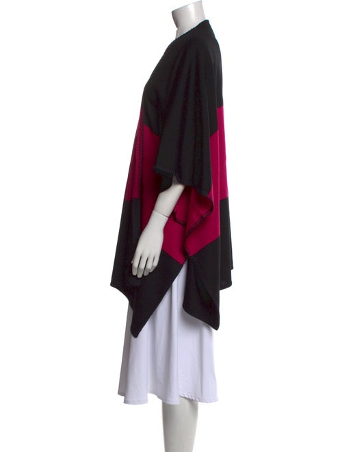 St. John Collection Colorblock Pattern V-Neck Sweater