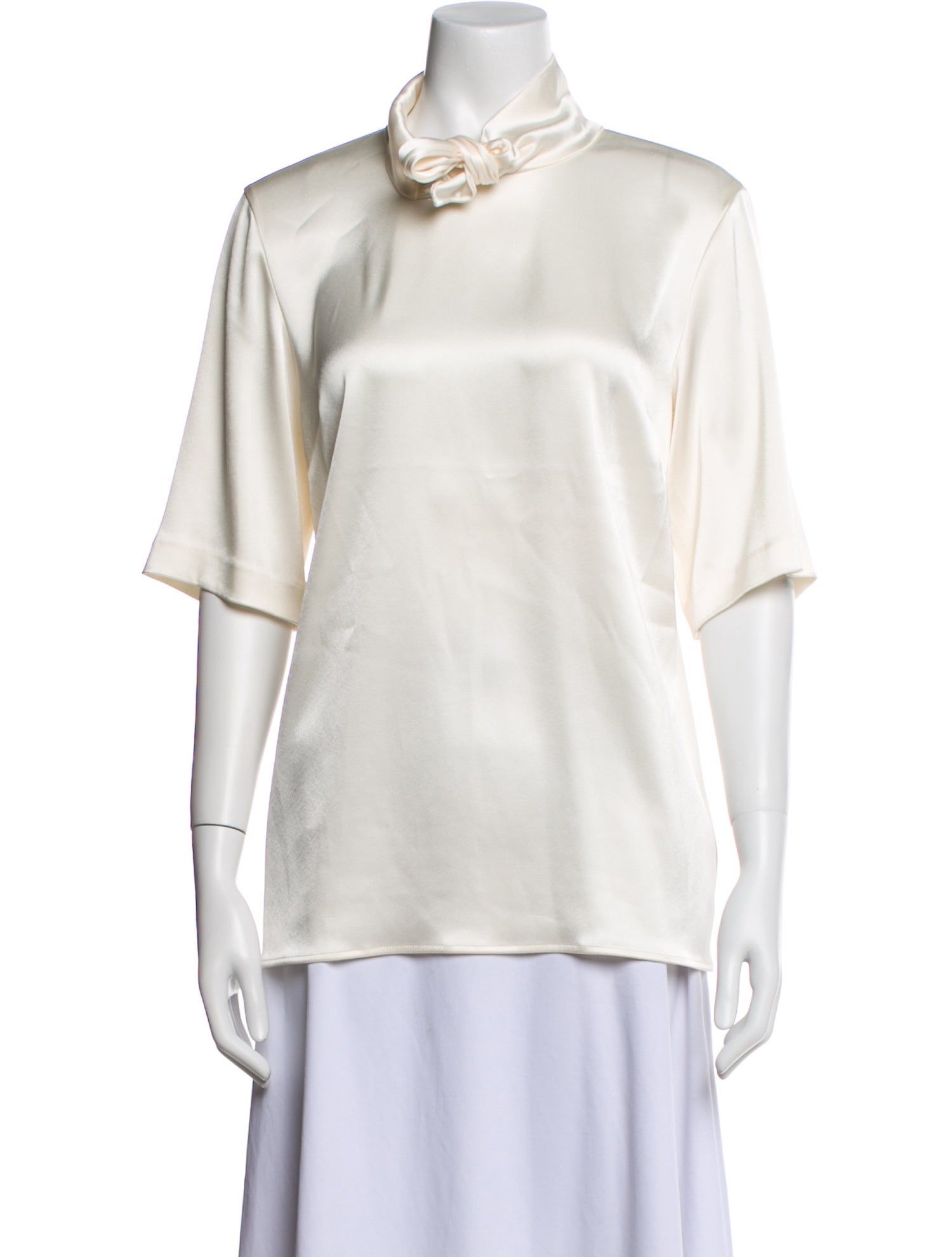 St. John Collection V-Neck Short Sleeve Polo