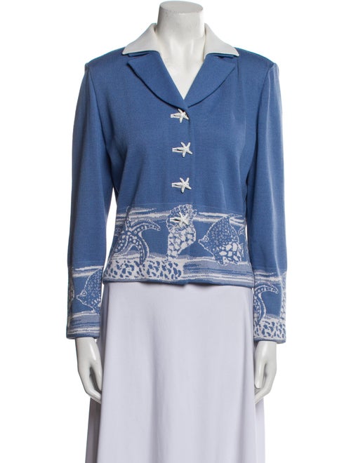 St. John Collection Printed Blazer