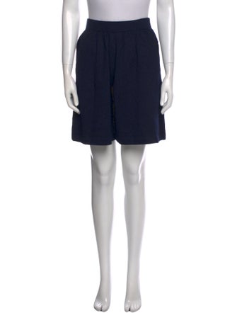 St. John Collection Wool Mini Shorts