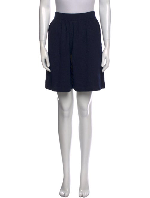 St. John Collection Wool Mini Shorts