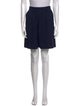 St. John Collection Wool Mini Shorts
