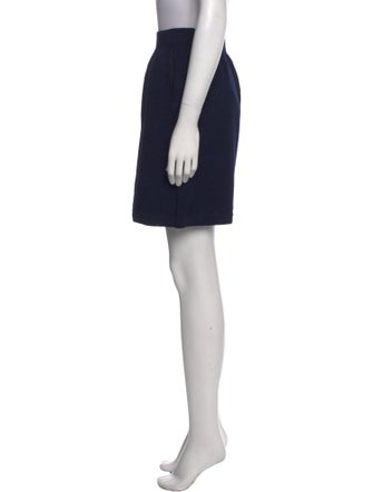 St. John Collection Wool Mini Shorts