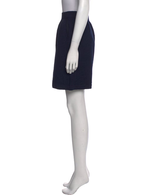 St. John Collection Wool Mini Shorts