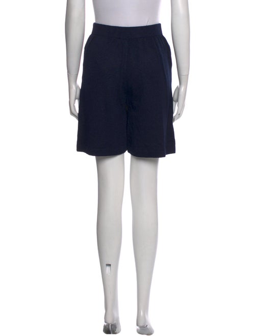 St. John Collection Wool Mini Shorts