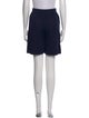 St. John Collection Wool Mini Shorts