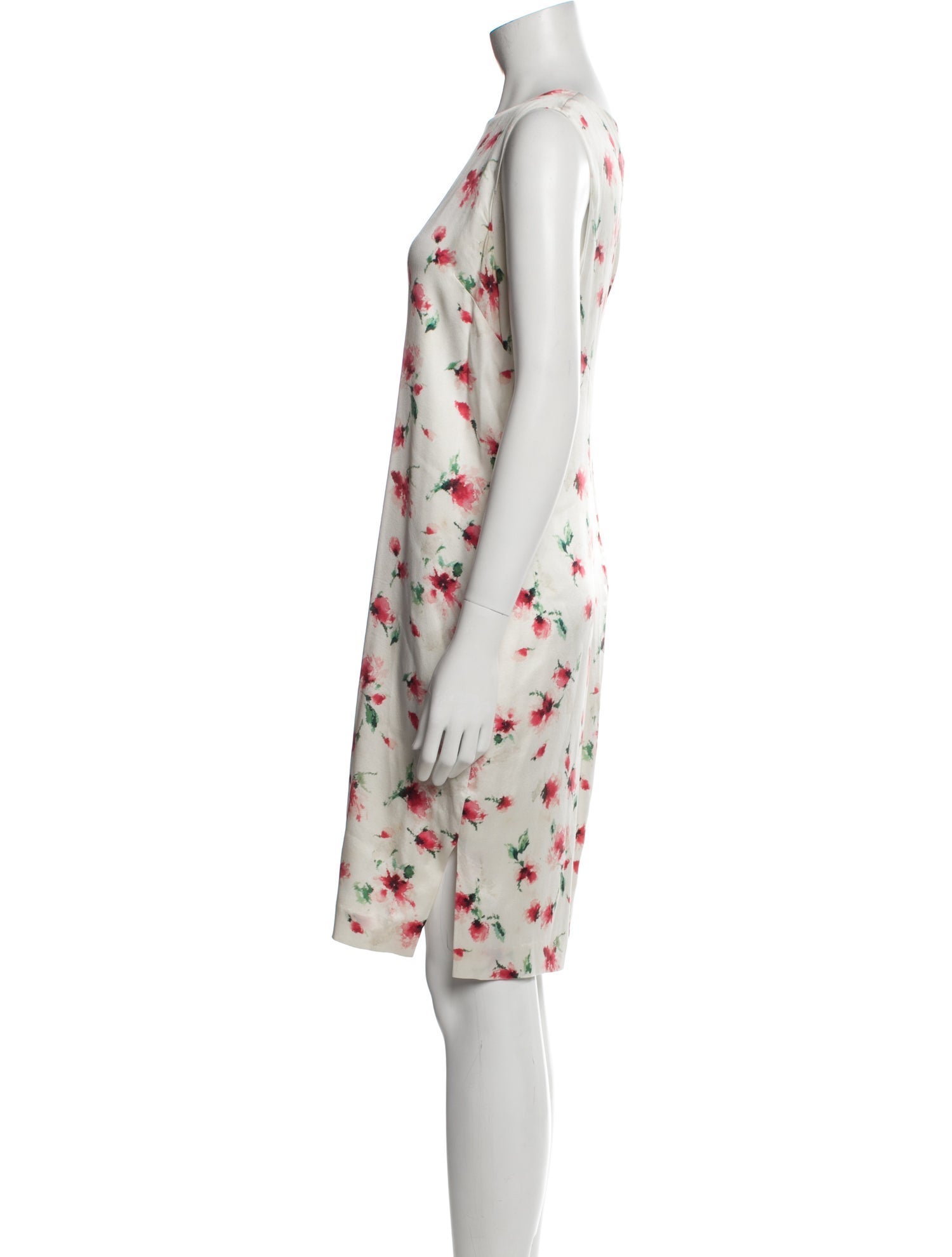 St. John Collection Silk Knee-Length Dress