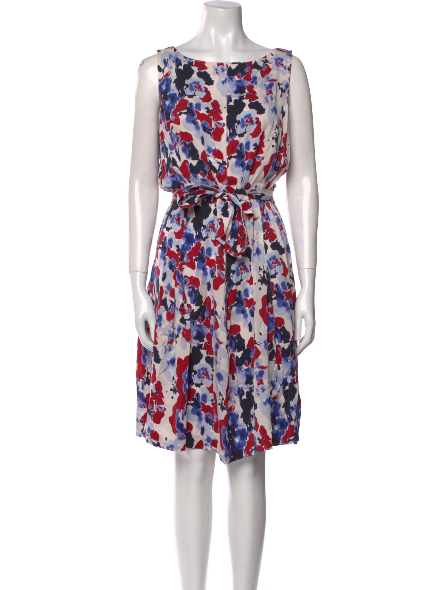 St. John Collection Silk Knee-Length Dress