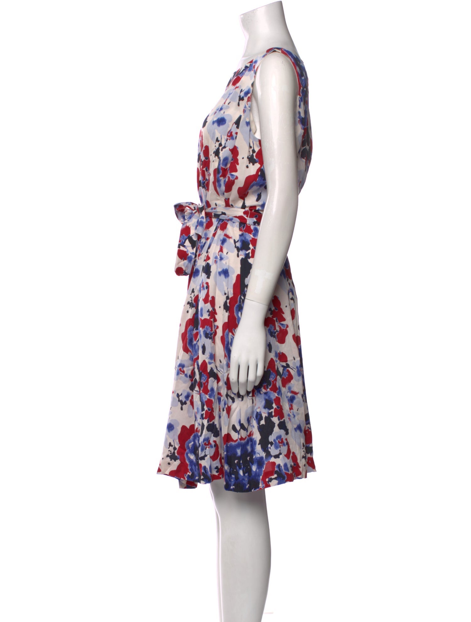 St. John Collection Silk Knee-Length Dress