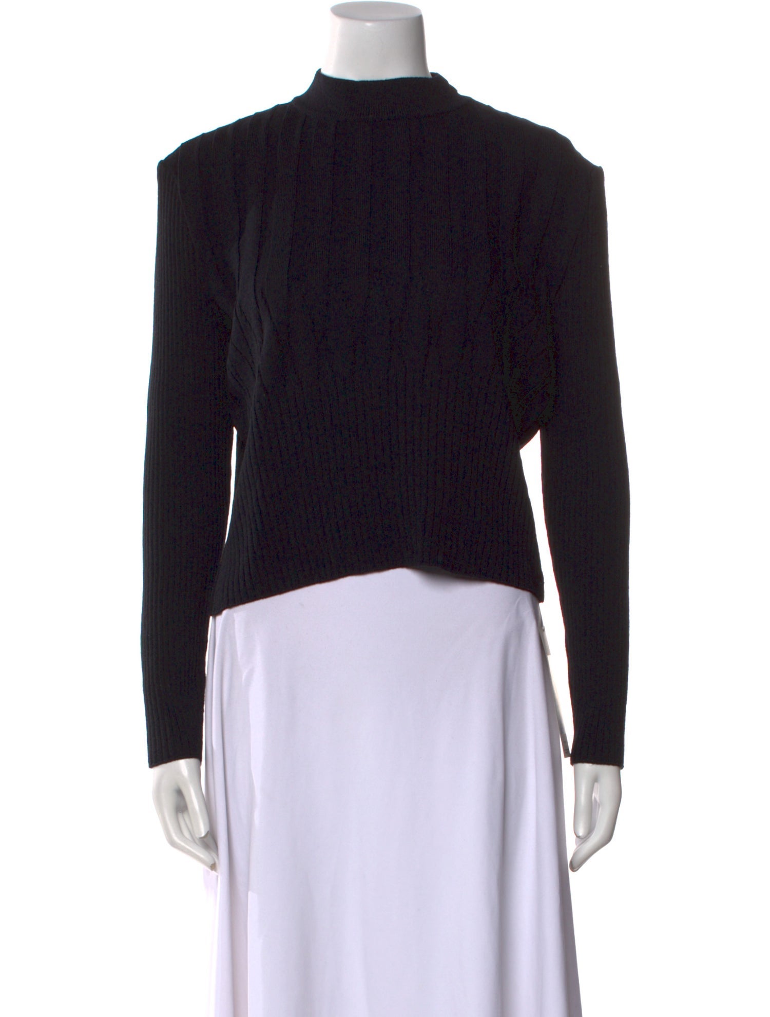 St. John Collection Mock Neck Sweater