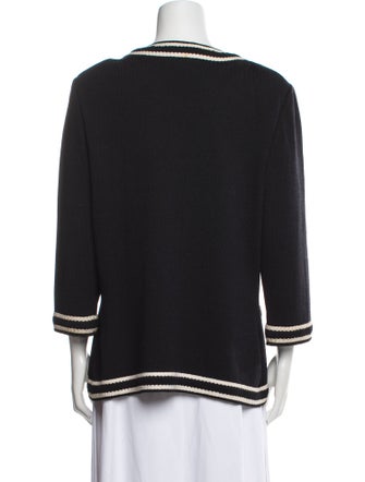 St. John Collection Striped Coat