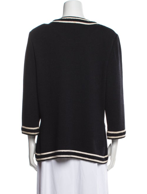 St. John Collection Striped Coat