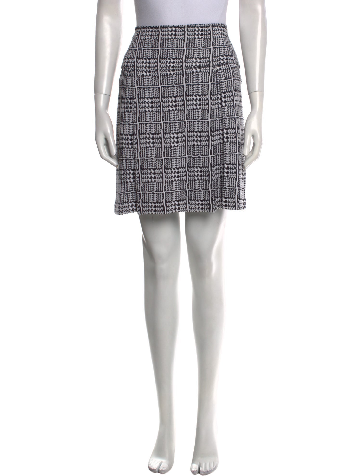 St. John Collection Wool Mini Skirt