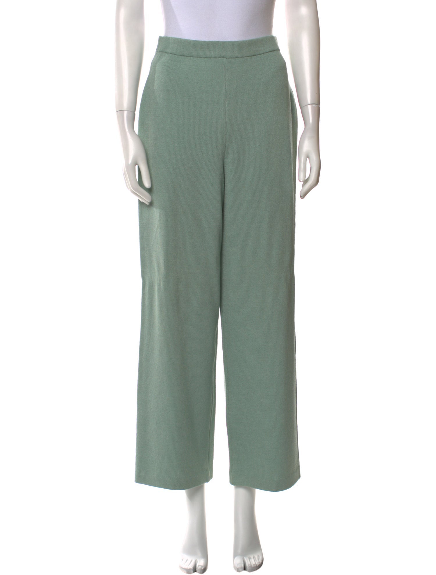 St. John Collection Wool Wide Leg Pants