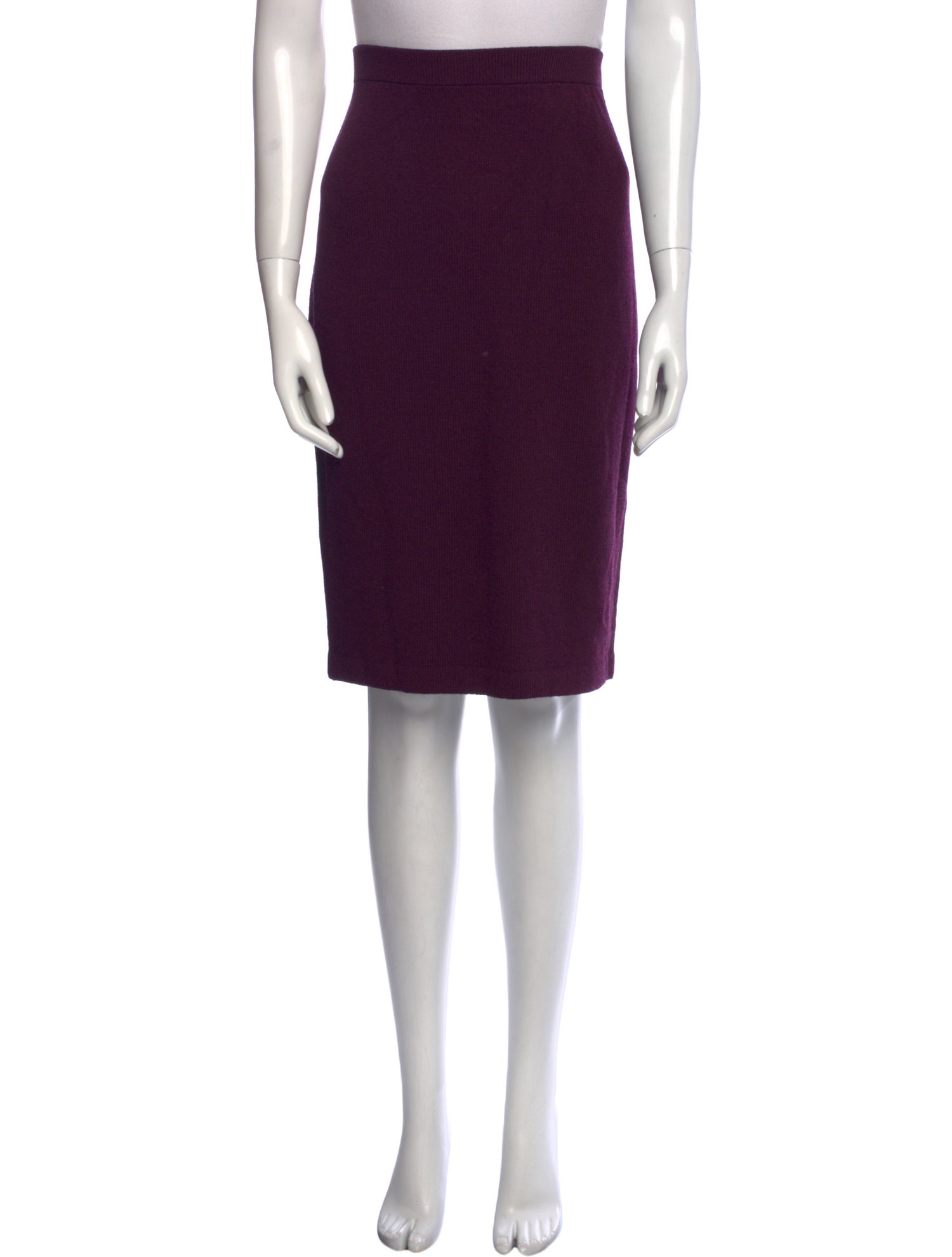 St. John Collection Wool Knee-Length Skirt