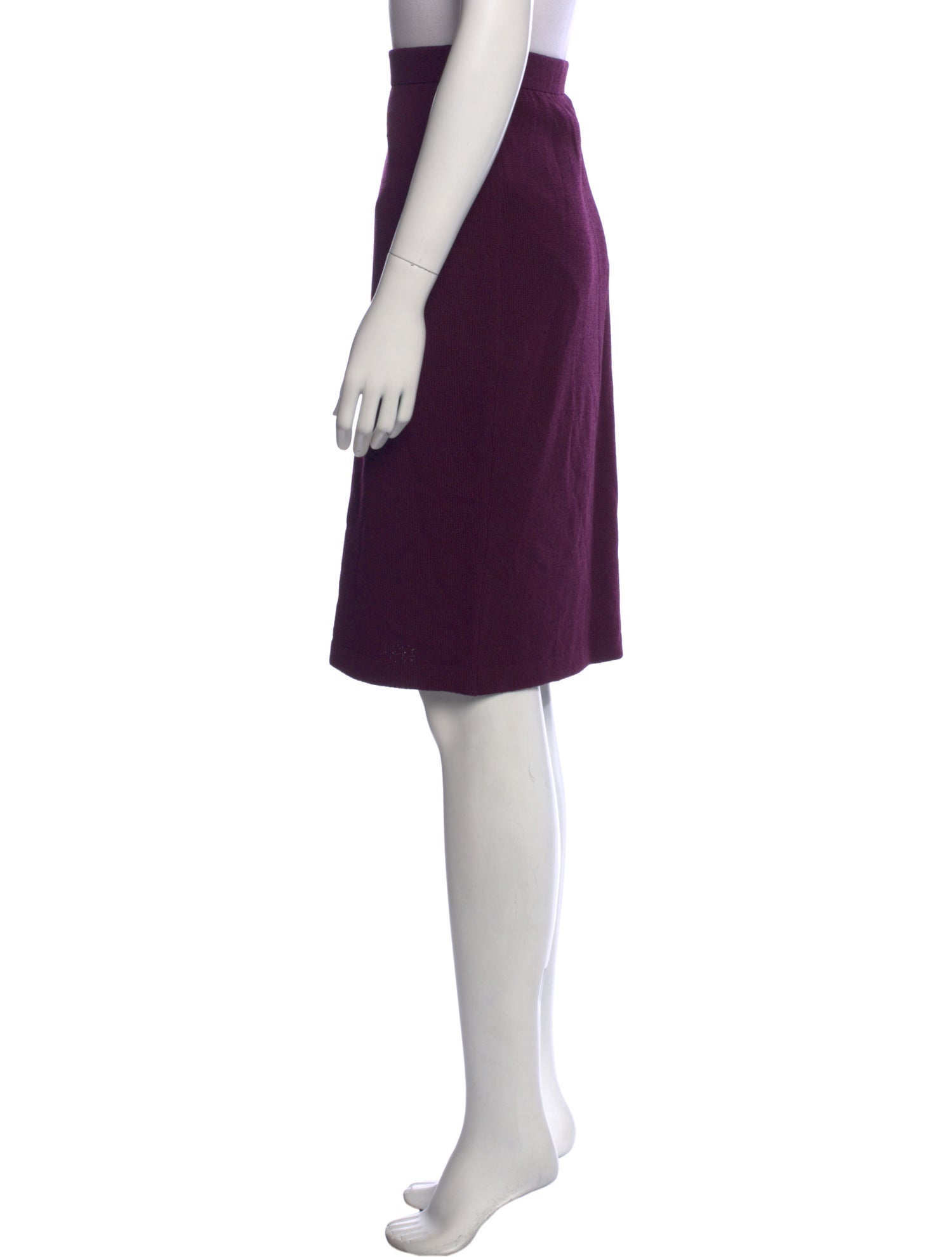 St. John Collection Wool Knee-Length Skirt