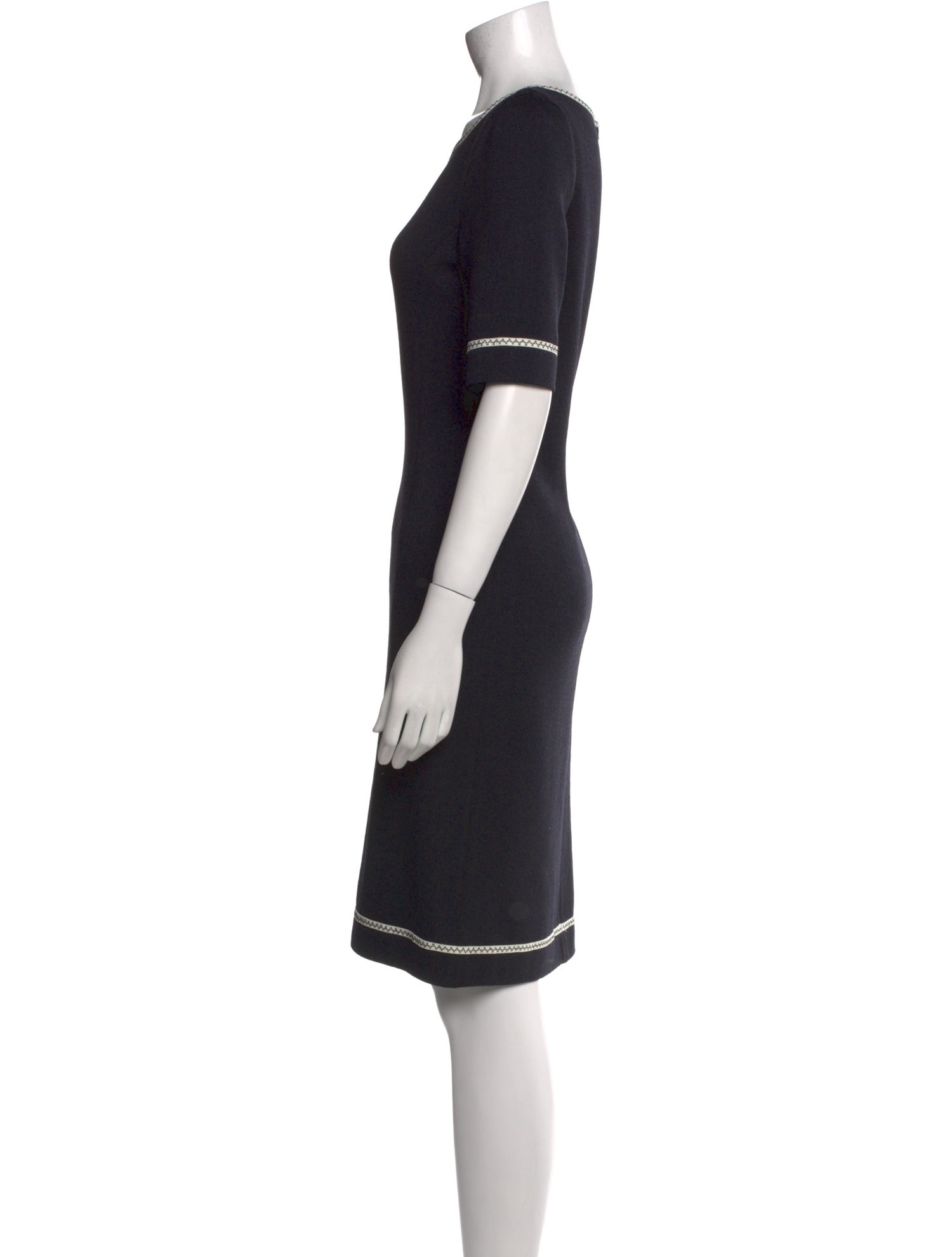 St. John Collection Wool Knee-Length Dress