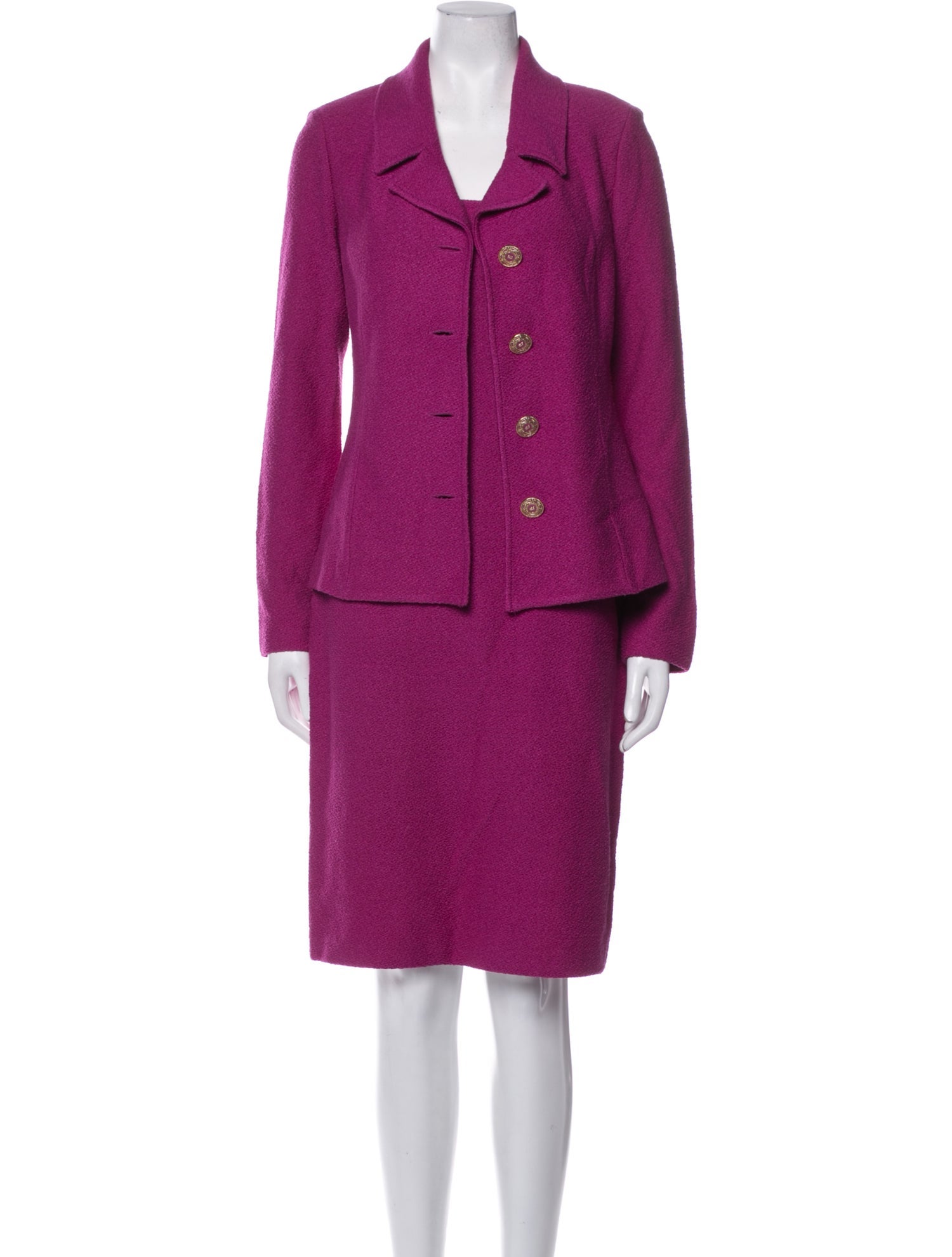 St. John Collection Wool Dress Set