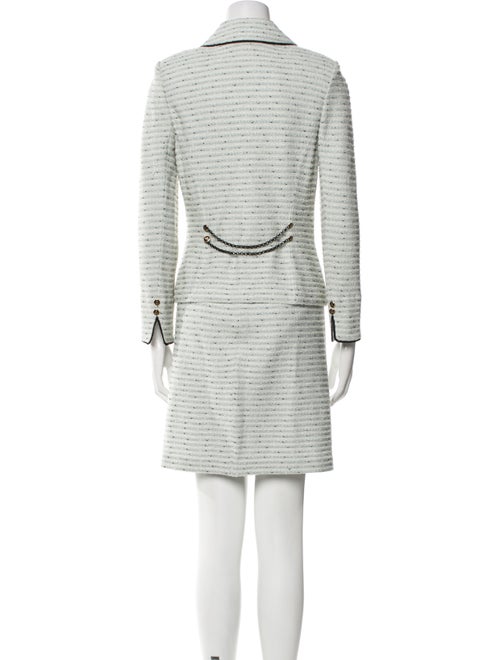 St. John Collection Tweed Pattern Skirt Suit