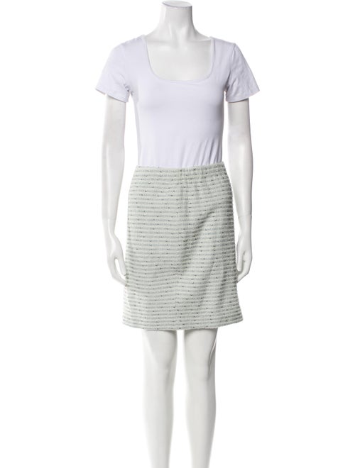 St. John Collection Tweed Pattern Skirt Suit