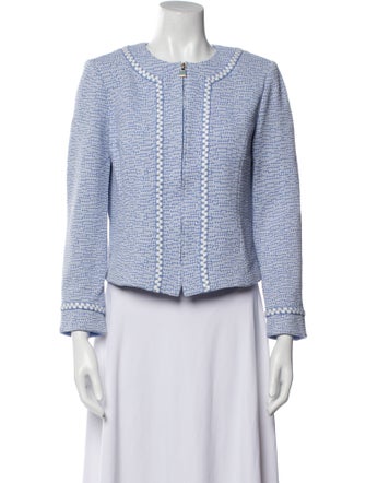 St. John Collection Tweed Pattern Evening Jacket