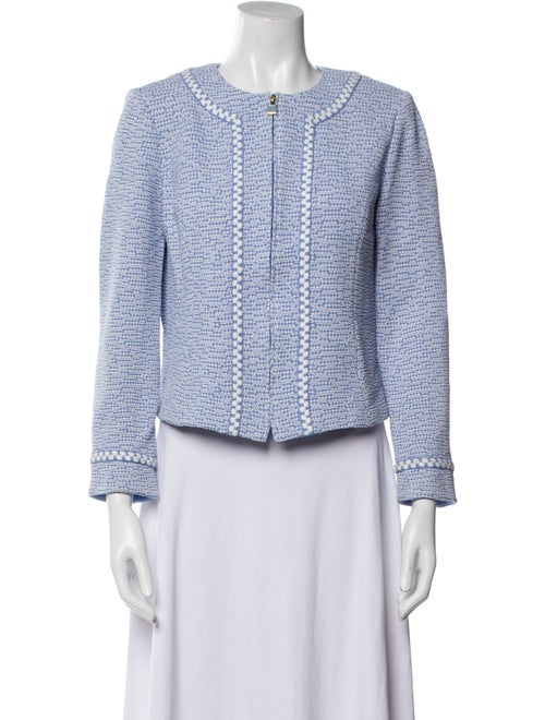 St. John Collection Tweed Pattern Evening Jacket