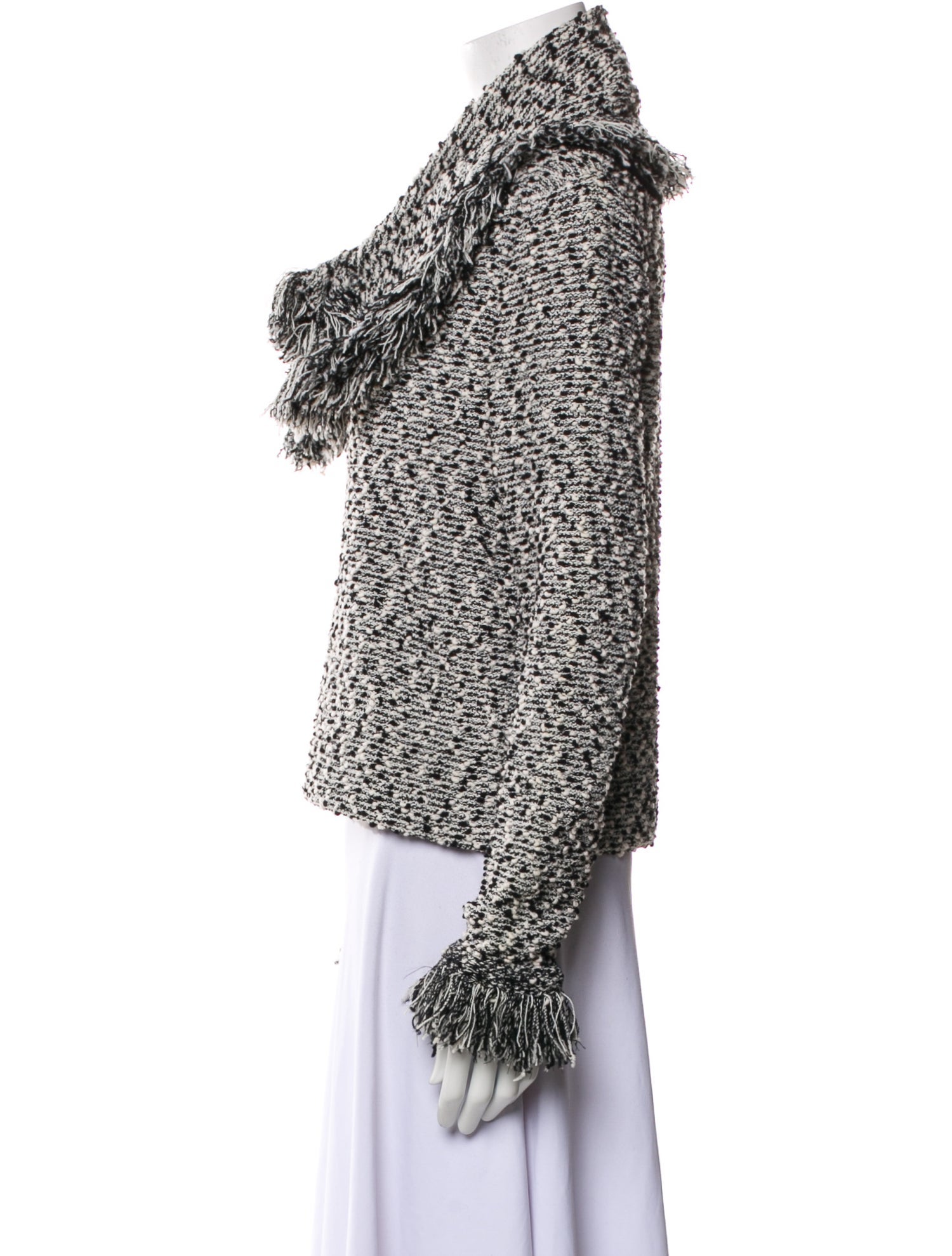 St. John Collection Tweed Pattern Crystal Embellishments Skirt Set